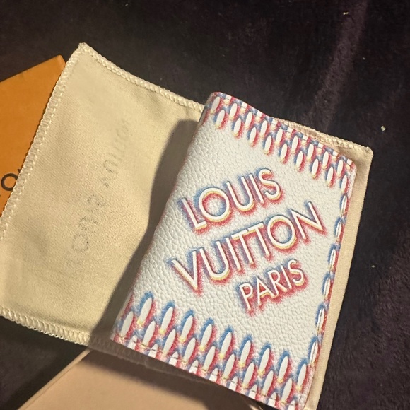 Louis Vuitton Pocket Organizer White Damier spray